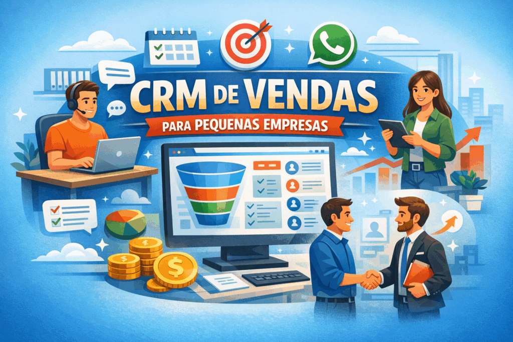 CRM de vendas para pequenas empresas