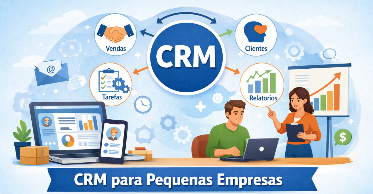 CRM de vendas para pequenas empresas: guia completo para vender mais